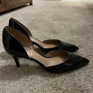 Sam Edelman kitten heel patient leather